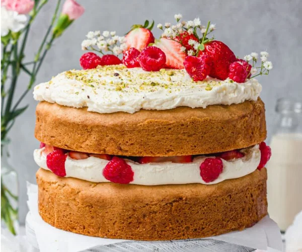 All in One Victoria Sponge Recipe, Easy One Bowl Cake